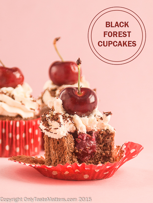 Genuine German Black Forest cake but in a cupcake. #Gfree