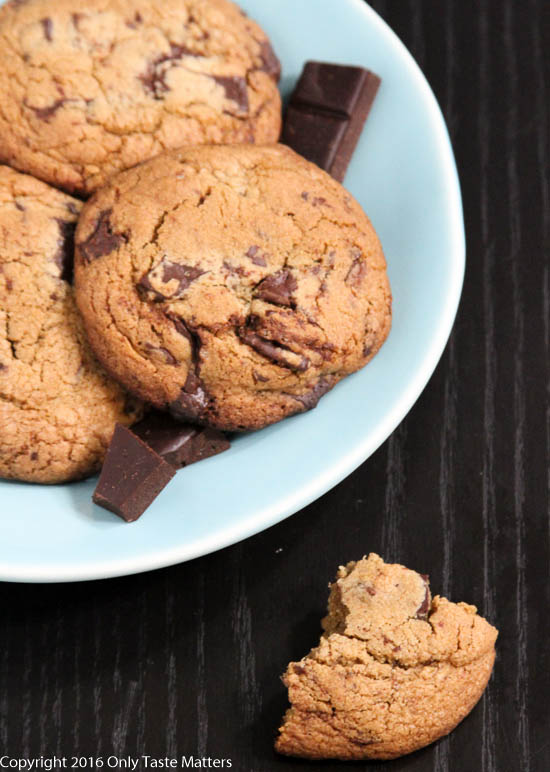Paleo Chocolate Chip Cookies {Nut Free} | Only Taste Matters