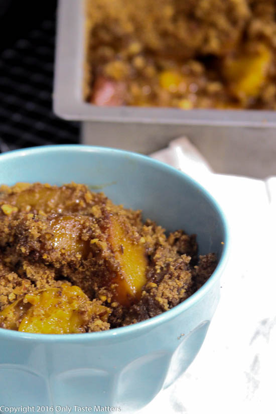 Paleo Peach Crisp | Only Taste Matters